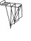 M:Part Ax4 4 Spur Alloy Rack REAR Black
