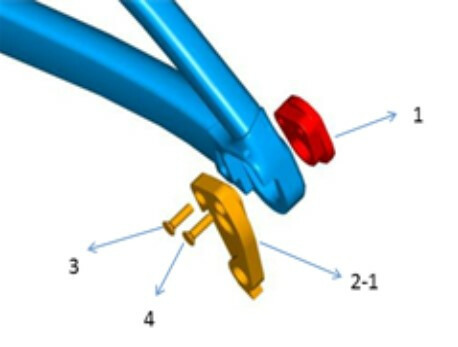 Giant Rear Thru Axle Dropout Thru Axle Mech Hanger Dropout