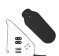 Brompton Bicycle Ltd Flap+stay C-Line E-Bike C-LINE L TYPE Black