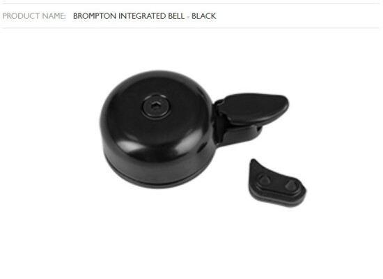 Brompton Bicycle Ltd Bell Intergrated