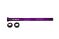 Hope Technology Rear Axle 1.0 Pitch 172-173MM Purple